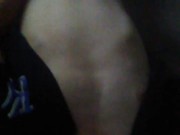 Watching Porn & Blue Nails Teasing My Butthole