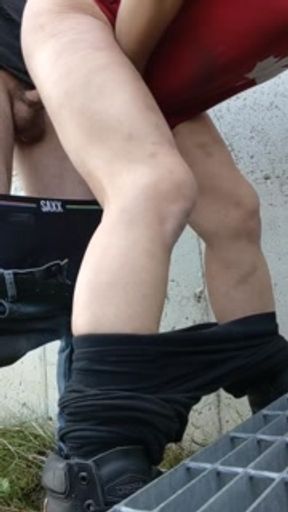 Boss Fucks Me Outside on Lunch Break