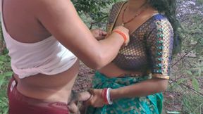 Indian Village Bhabhi in Forest