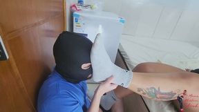Foot Worship, by Miss Naughty and Slave Mude, FULL HD