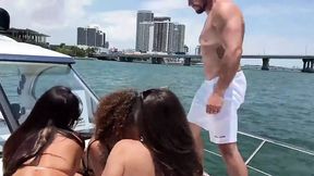 I Got a Massive Yacht and Loaded It with a Group of Naughty&#x1F608; Girls &mdash;  Then Took Them Out to Sea to Play with My Big Stick