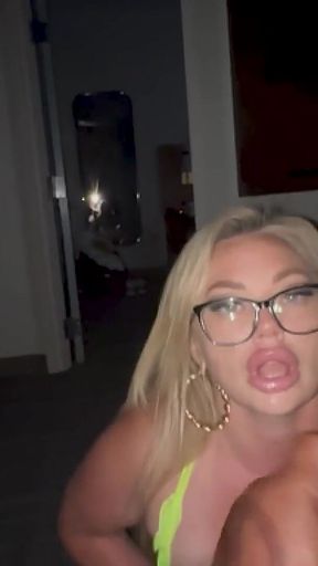 My Favorite Snowbunny Cums Over to Worship My Cock