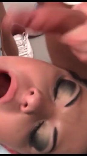 Dominating cock sucking sex party in the college