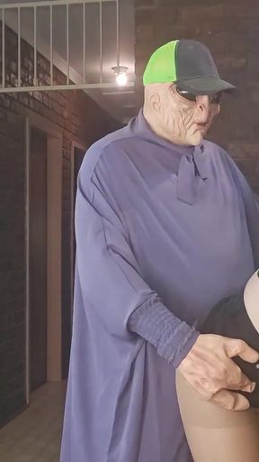 Alien in the basement fucking my wife during the night   Clip 1