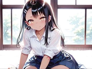 When ally Nagatoro asked for sugar and received several facials instead (AI generated)