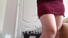 Risky Female Masturbation with Parents in the Next Room