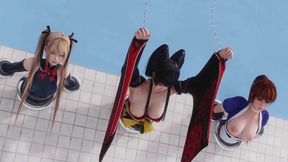 Asian Hentai Babes Captured Hanging in Chains and Fucked BDSM Anime