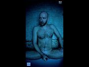 Psychedelic Shower Jerk-Off: Changing Lights, House Music & Hard Stroking