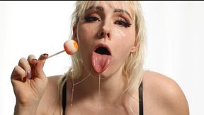 Hailey Elskov and Her Lollipop
