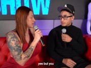 Colombiana de ENORME culo folla frente a todos en Juan Bustos Show ft. Knock Knock Club