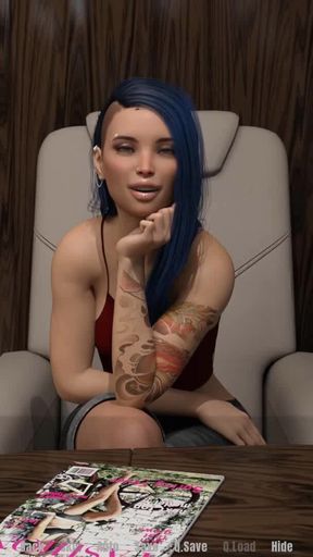 Grandmas house: a guy with a monster cock fucks sexy girl in a plane ep.1