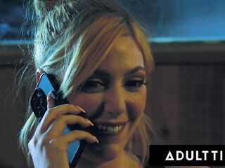 ADULT TIME - Femdoms Emma Rose & Hazel Grace Dominate Lauren Phillips With Leana Lovings' Assist