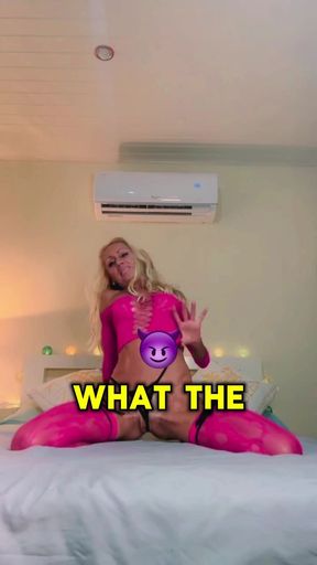 Barbie MILF Flashing Pussy