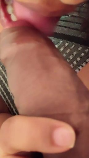 POV Step mom give depe throat blow and swallow cum of step son got deep blow penetrate   Clip 3