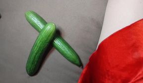 Two cucumbers