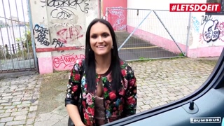 Bums Bus - MILF Public Sex In Car With Hard BBC - LETSDOEIT