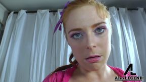 Penny Tries to Deep Throat a Huge Cock & Gets a Huge Load on Her Tits!