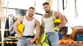 ”Construction Site Hunks : Alex Marte, Nik Fros, Jacob Lord, Alex Palmieri, Ross Hurston, Kinkoer”