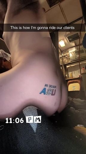 Stretching My Hole BBC Toy Like a Slut