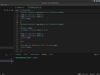 #47 Separate our class into separate .cpp and .h files and overload the % and comparison operators
