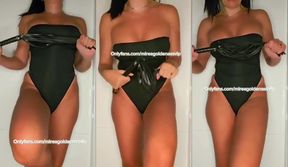 Italienische Göttin zerstört cuckold CEI cum Schluckerin