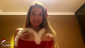 Merry Christmas! I Didnt Know What To Get You For Christmas So Im Going To Make You Cum