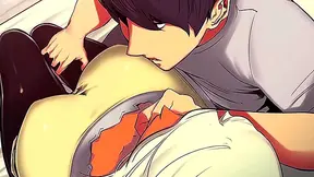 Step-Sister Seduces Her Teacher for Intimate Anime Action