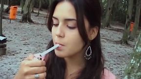 Smoking Fetish Model Luiza 0003