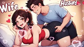 Passionate Anime Husband & Wife Intimate Night - 2D Anime Romance