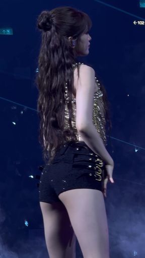 K-pop star on stage performance