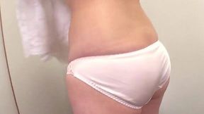 Asian Babe Choaks on a Dick in Public Bathroom