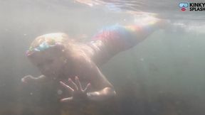Mermaid Spotted! Wet Encounter in Hidden Cove - MP4