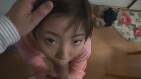 Incredible Japanese girl in Exotic Blowjob, POV JAV scene