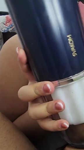 Stunning moment from &quot;The SVAKOM ALEX NEO 2 toy is what you need to extract all the cum. Get 20% off with code: SADOH20&quot;