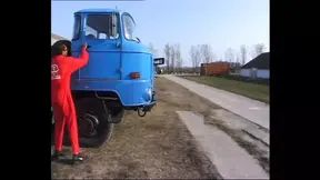 Hot blonde sucks and rides big black cock