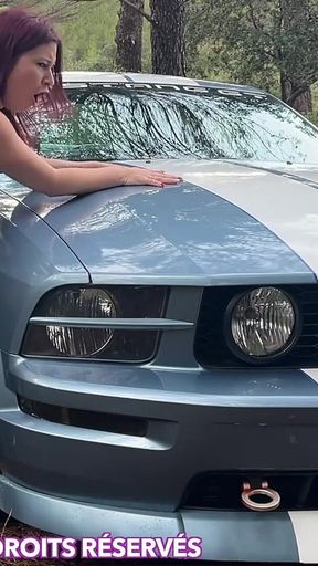 Babyfantasy83 - Baisee Comme Une Chienne Sur Sa Mustang Apres Le Shoot