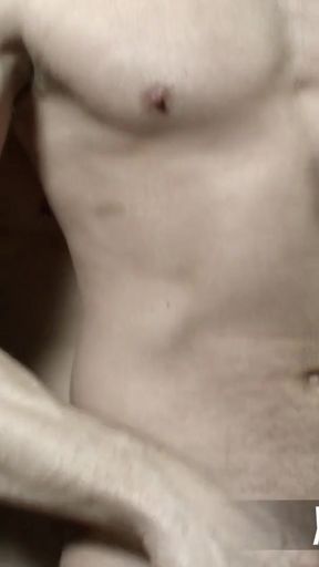 Emotional moment from "Fuck machine Master feeds slave his big load"