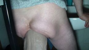 Goliath's Stretching Session: Amateur Anal Adventure