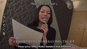 Mature Japanese wife sings naughty karaoke and has sex