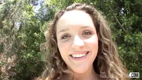 Busty April Knight takes a monster cock in cowgirl and gets facialed