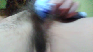 Do you want these for real? She Moans Masturbating Hairy Pink Pussy in More Modest Purple Panties