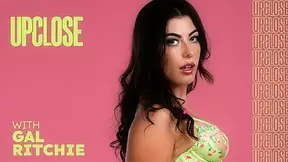 UP CLOSE - Delicious Naturally Stacked Brunette Gal Ritchie Loves Being ROUGH DOMINATED!