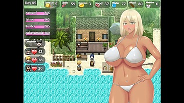 The Castaway Married Gal's Netorare Story [ NTR hentai game ] Ep.23 she had a huge orgasm while being fucked in front of her husband