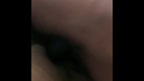 ebony snowboarder in doggystyle