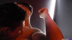 Harnessed Bitch Flip Fucks Jockstraped Hunk Jay Tee, Jim Fit NextDoorRaw