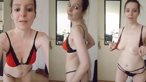 la belle coquine strip-tease et ce touche