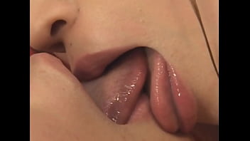 DEFINITIVE Asian Lesbian Kissing Closeup Compilation