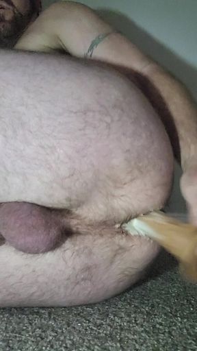 Creaming From My Manpussy While Fucking a Dildo. Who Wants a Taste?