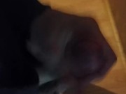 Bad boy cumming on wall