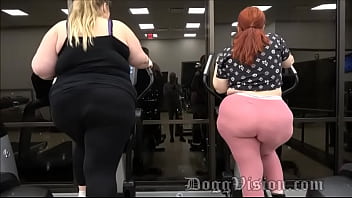 2 Big Butt BBWs Gym Workout